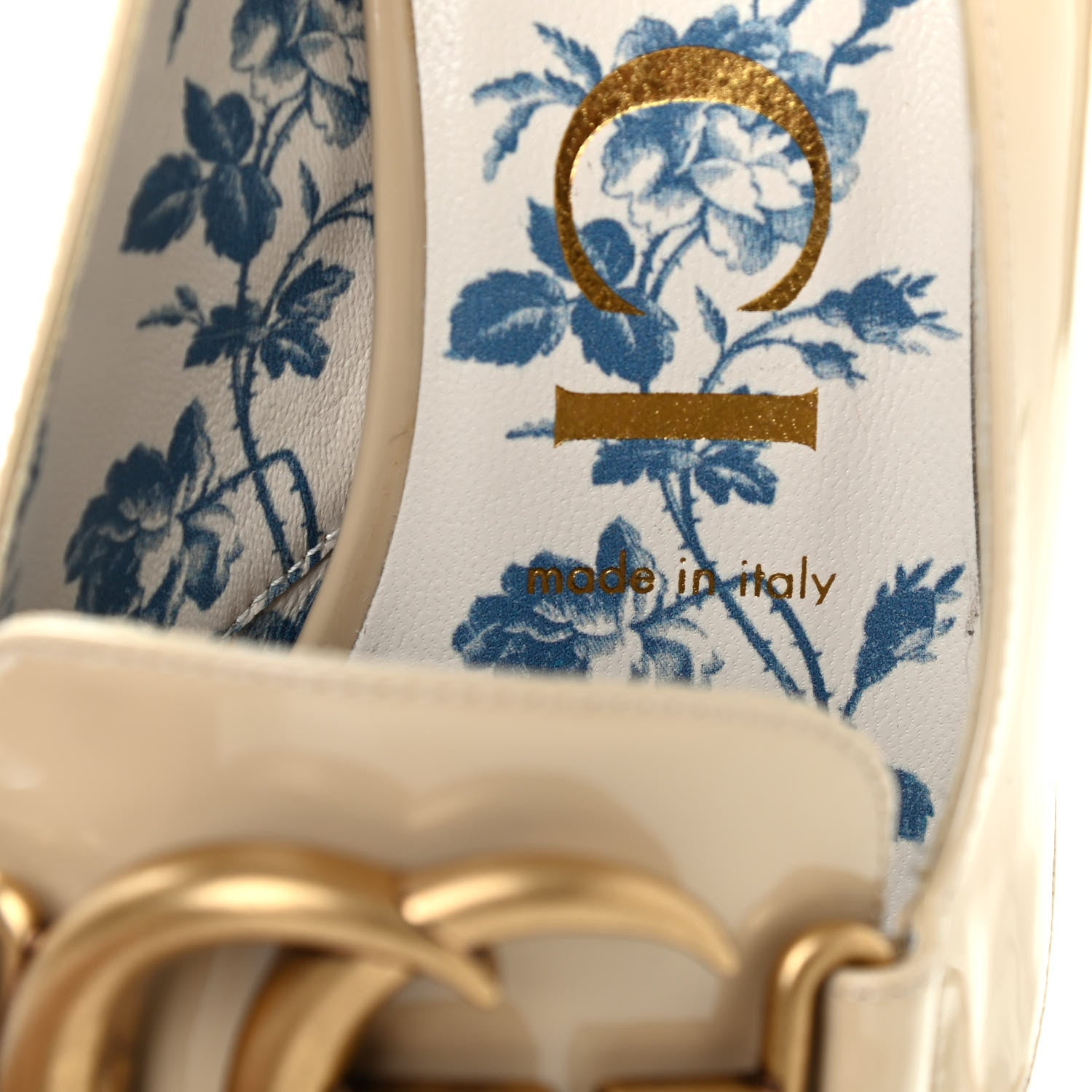 Gucci Vernice GG Victoire 55mm Loafer Pumps 38 Sand Storm 7 of 9