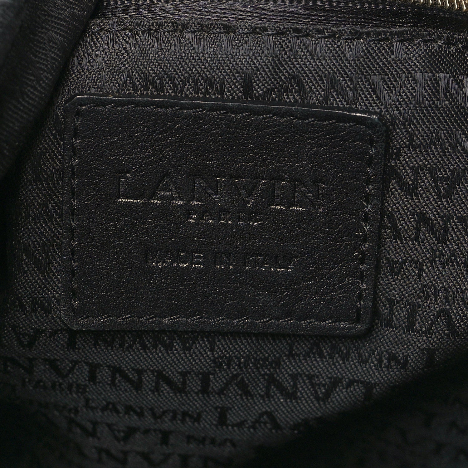 Lanvin Satin Quilted Shoulder Bag Black 6 of 10