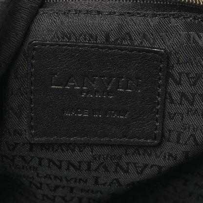 Lanvin Satin Quilted Shoulder Bag Black 6 of 10