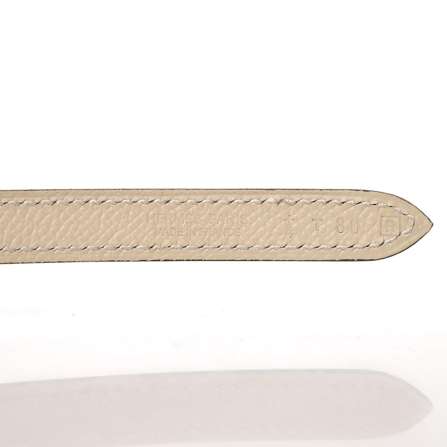 Swift Epsom 13mm Quizz H Belt 80 Gris Tourterelle Craie