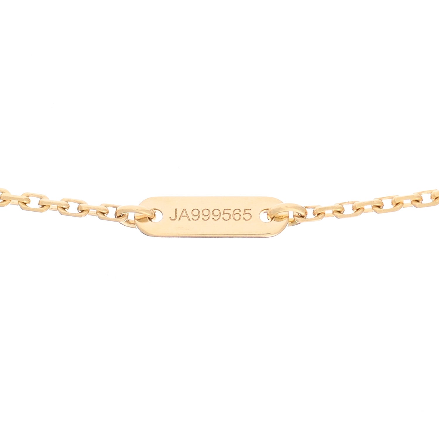 Van Cleef & Arpels 18K Yellow Gold Mother of Pearl Sweet Alhambra Butterfly Pendant Necklace 5 of 6