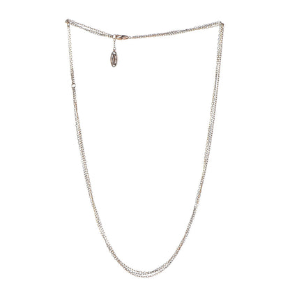 Cartier 18K Pink Yellow White Gold Three Chain Necklace 3 of 5