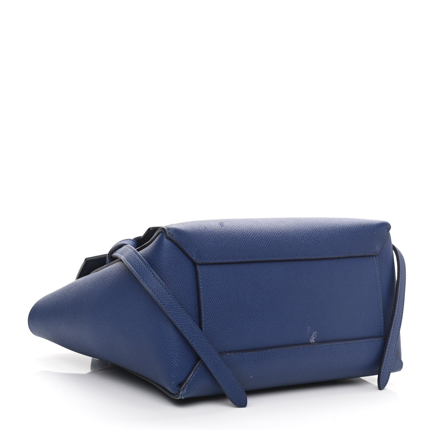 Celine Grained Calfskin Micro Belt Bag Indigo 4 of 13