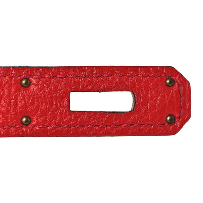 Hermes Togo Birkin 35 Rouge Casaque 27 of 41
