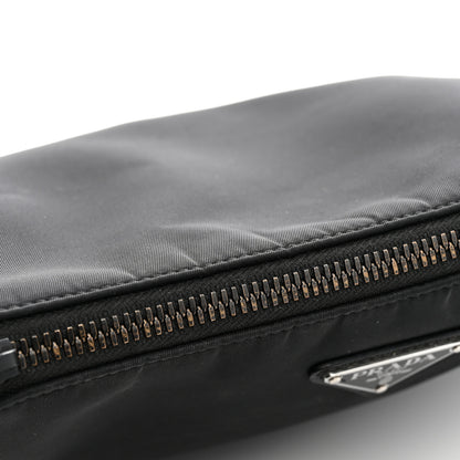 Prada Re-Nylon Saffiano Pocket Zippered Shoulder Bag Black 11 of 13
