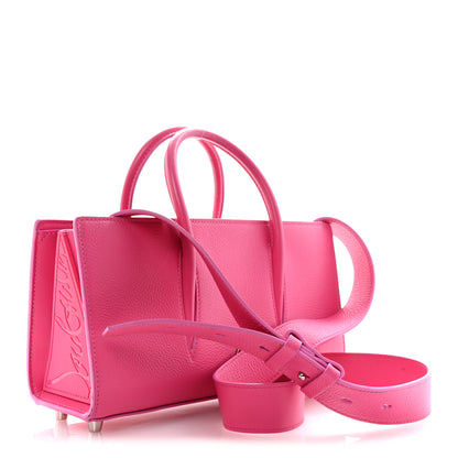 Christian Louboutin Calfskin Spikes Loubinthesky Paloma Baguette Bolerose 3 of 14