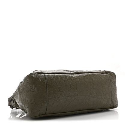 Balenciaga Agneau Arena Medium Le City Moto  Khaki 4 of 10