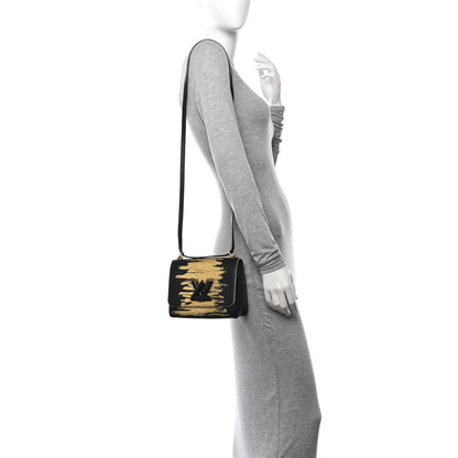 Louis Vuitton Calfskin Twist Shoulder Bag PM Light Gold 2 of 10