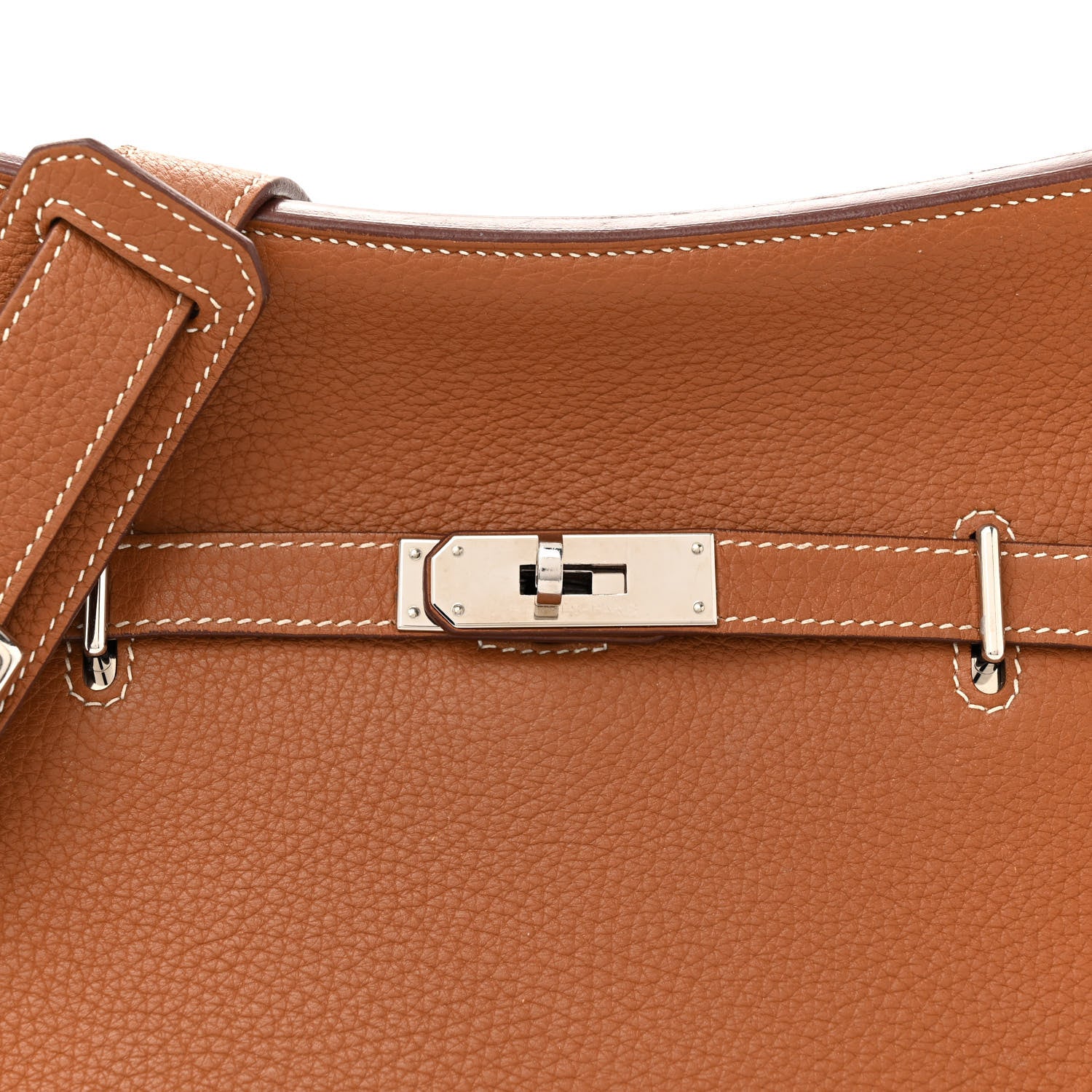 Hermes Taurillon Clemence Jypsiere 28 Gold 8 of 15