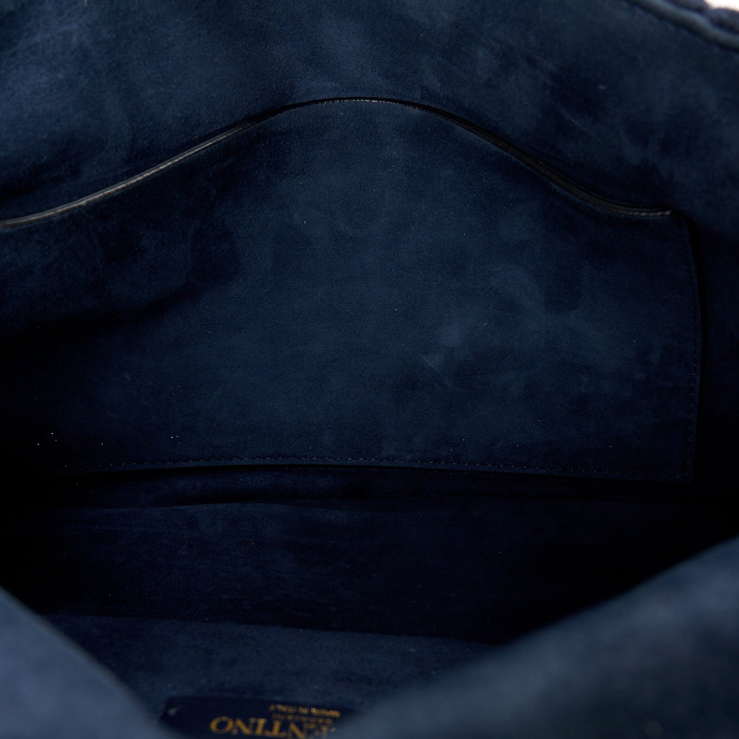 Cashmere Medium Roman Stud Shoulder Bag Marine