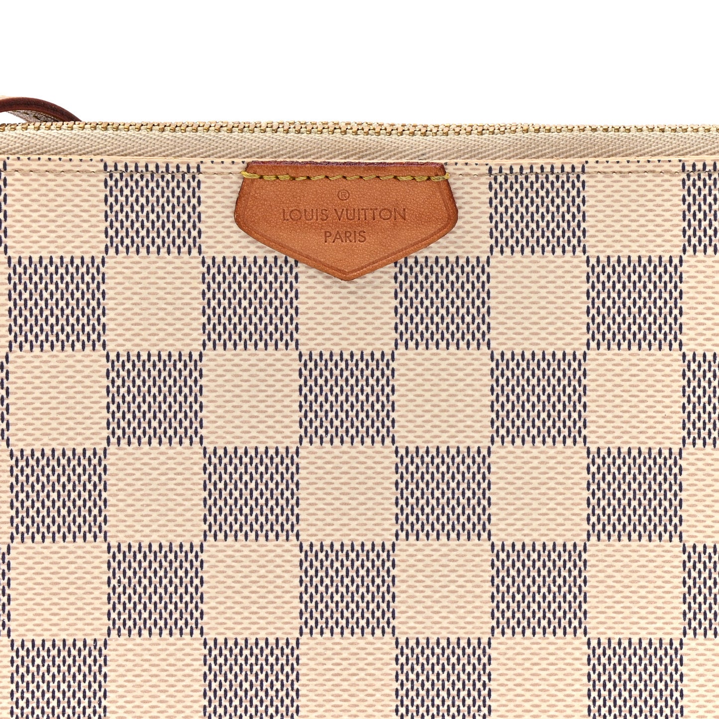 Damier Azur Double Zip Pochette