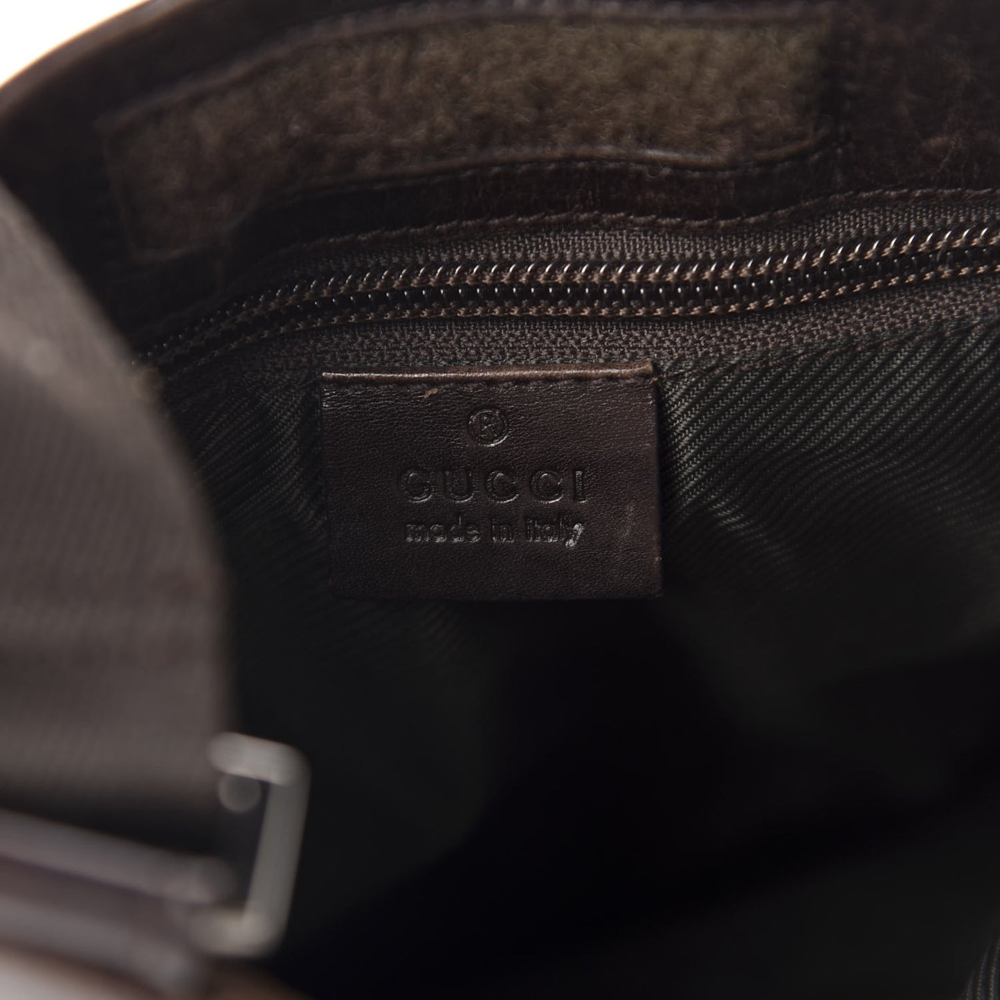 Monogram Messenger Crossbody Bag Brown