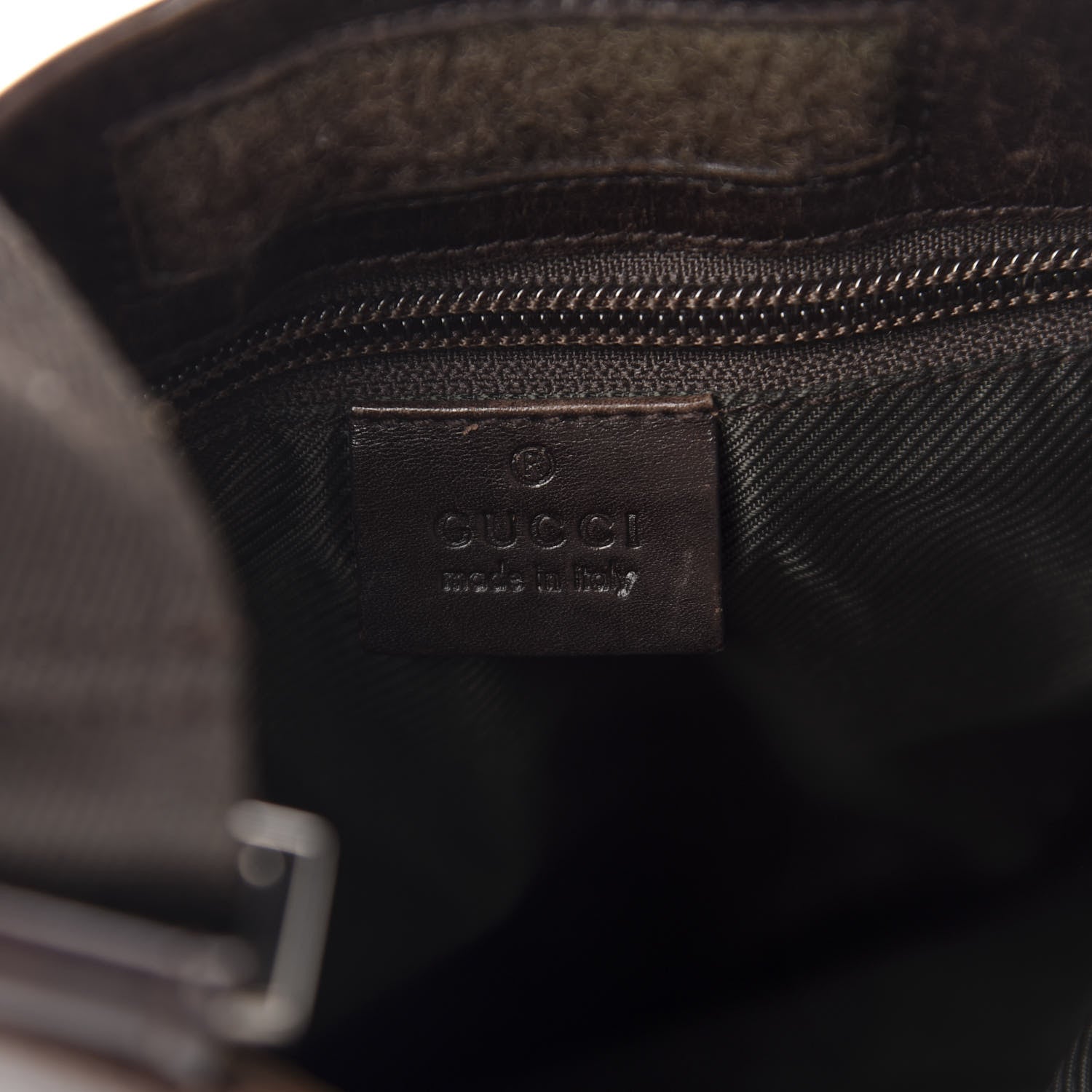 Gucci Monogram Messenger Crossbody Bag Brown 8 of 10