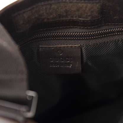 Gucci Monogram Messenger Crossbody Bag Brown 8 of 10