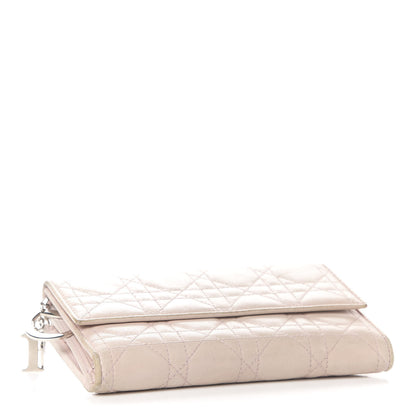 Christian Dior Lambskin Cannage Lady Dior Flap Wallet Light Pink 4 of 9