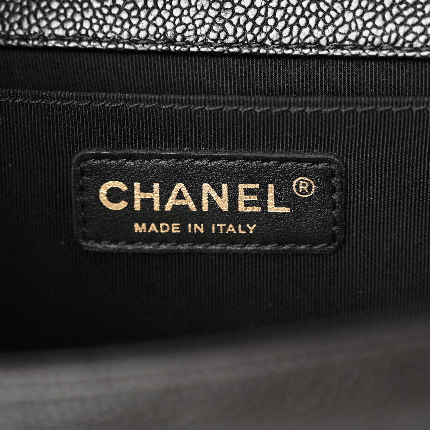 Chanel Caviar Quilted Medium Boy Flap Black 6 of 13