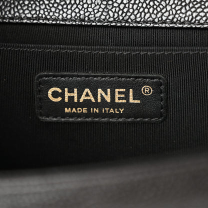 Chanel Caviar Quilted Medium Boy Flap Black 6 of 13