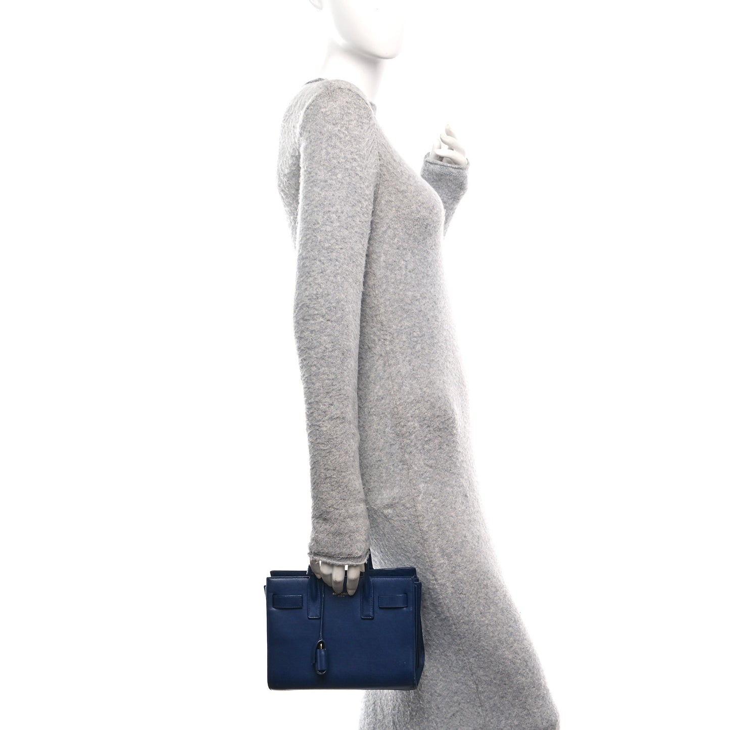 Calfskin Nano Sac De Jour New Marine