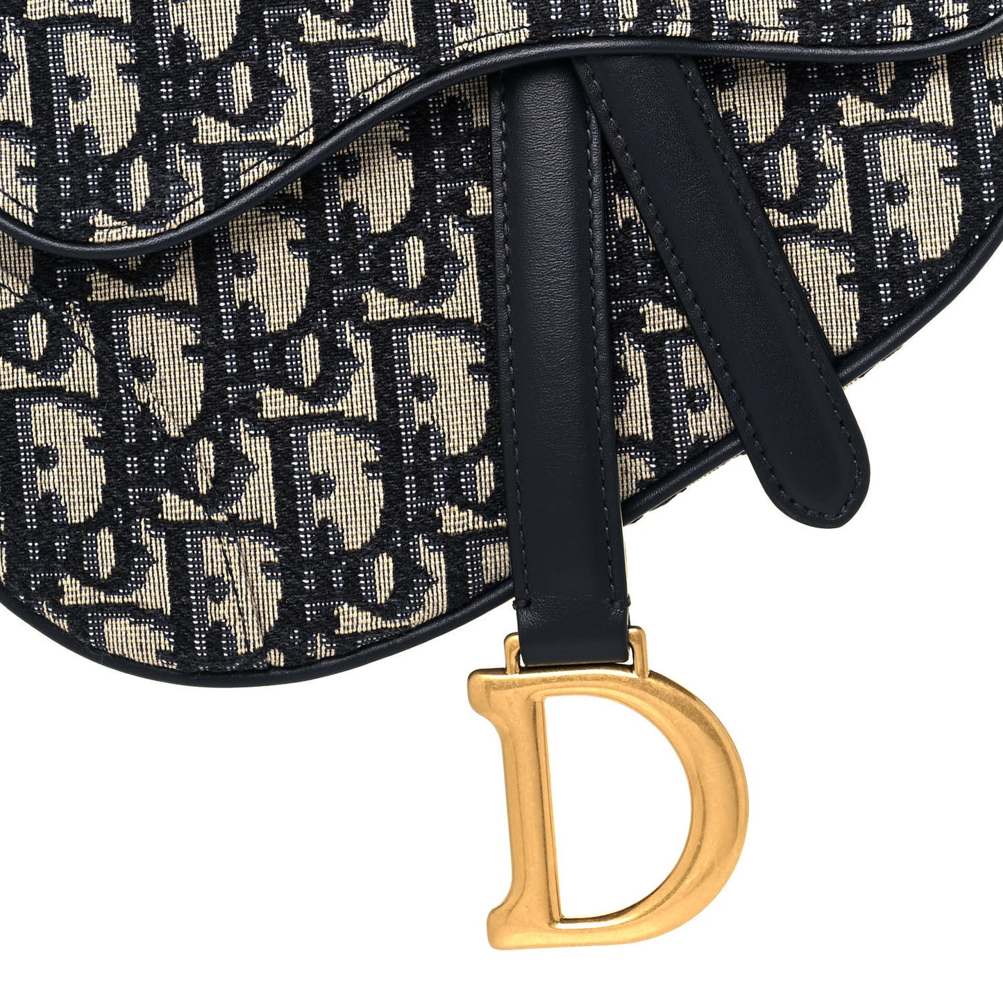 Oblique Mini Saddle Bag Blue