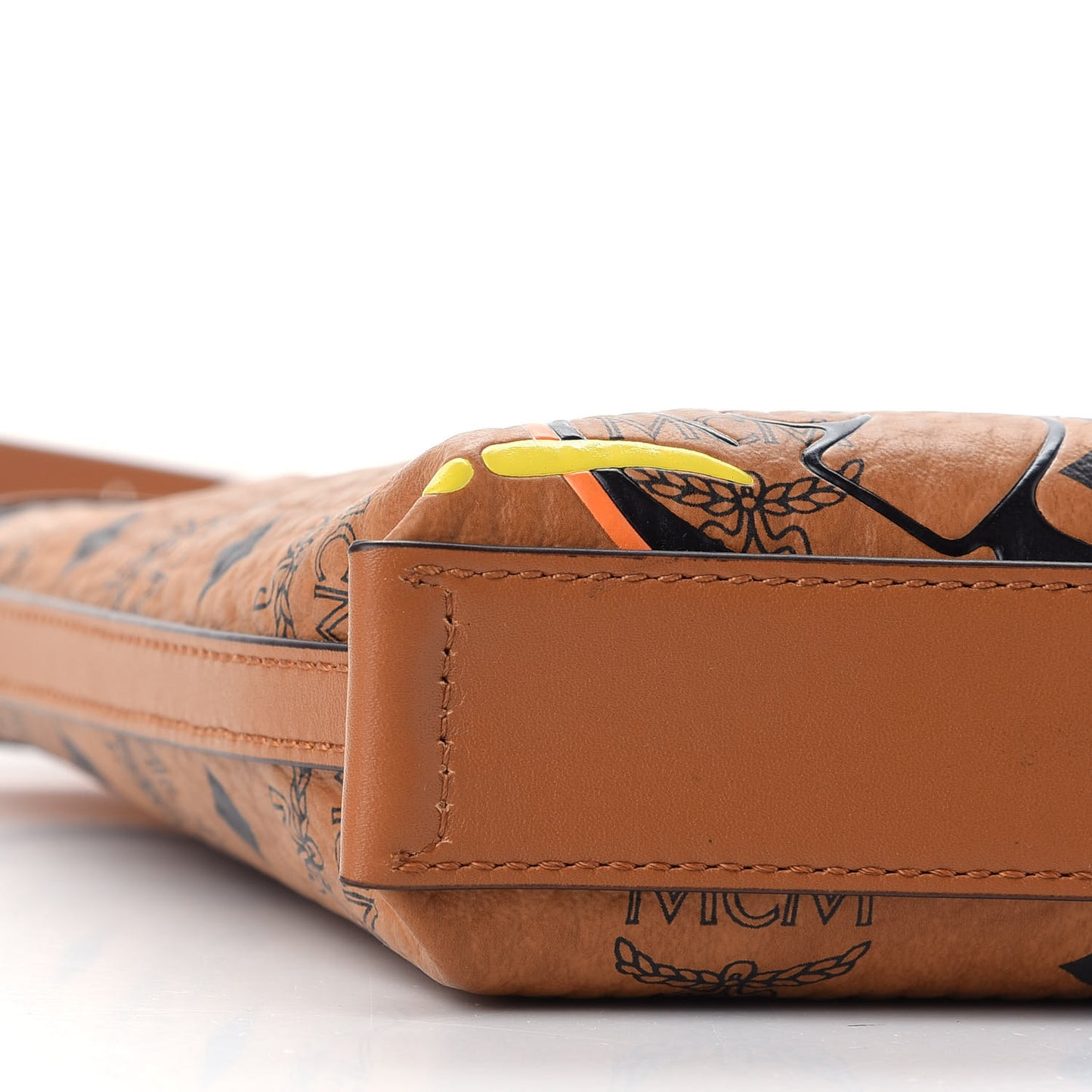 X SAMBYPEN Visetos Mini Crossbody Tote Cognac