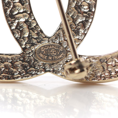 Chanel Pearl CC Brooch Gold 4 of 5