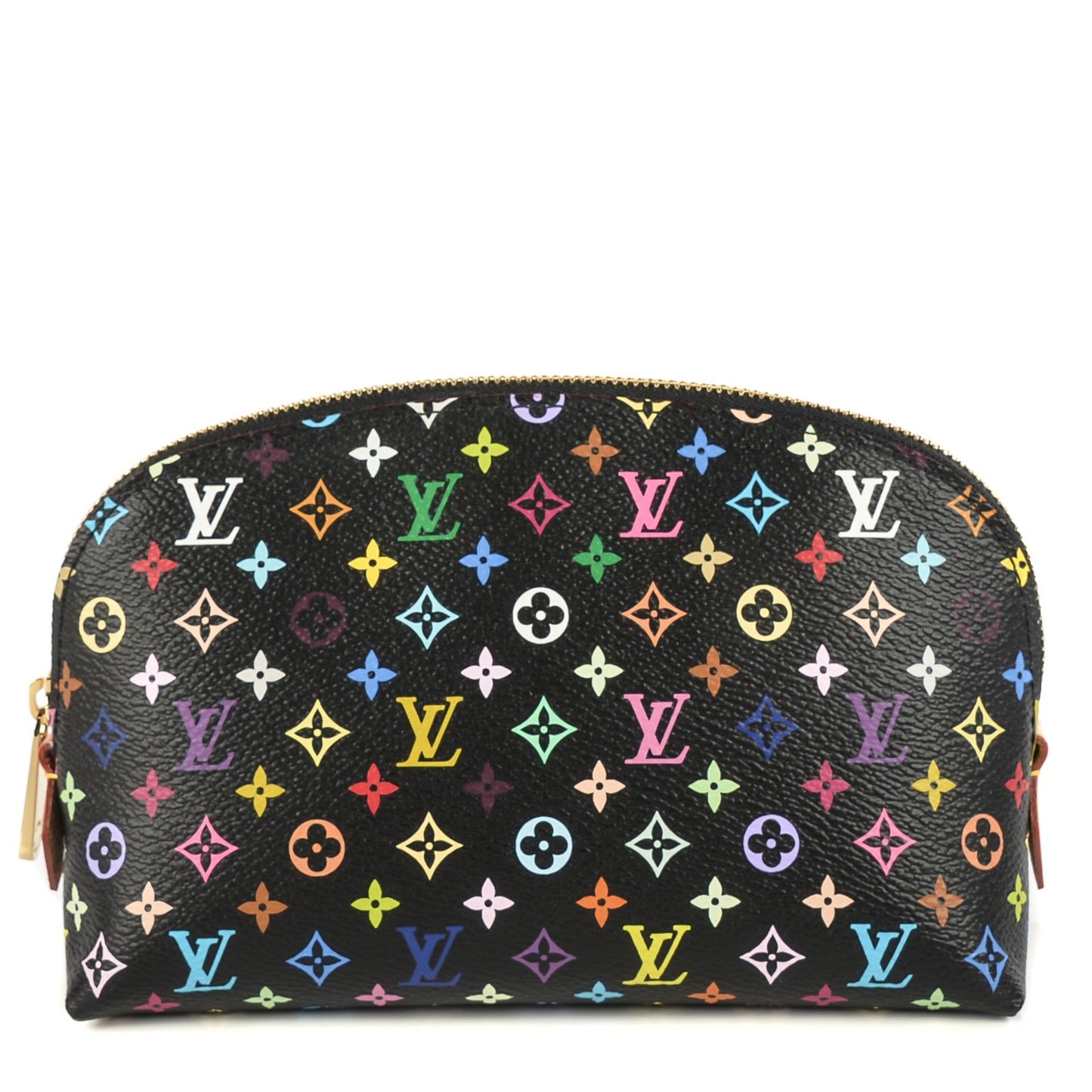 Monogram Multicolor Cosmetic Pouch Black Grenade