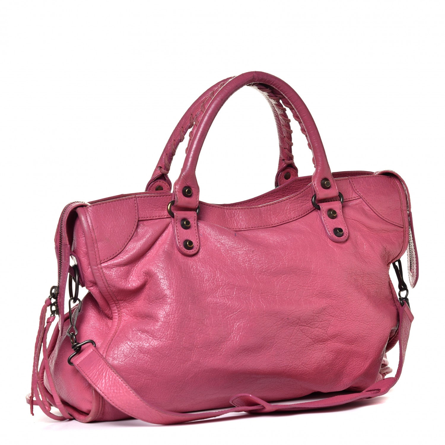 Balenciaga Agneau Classic Hardware City Rose Hortensia 2 of 6