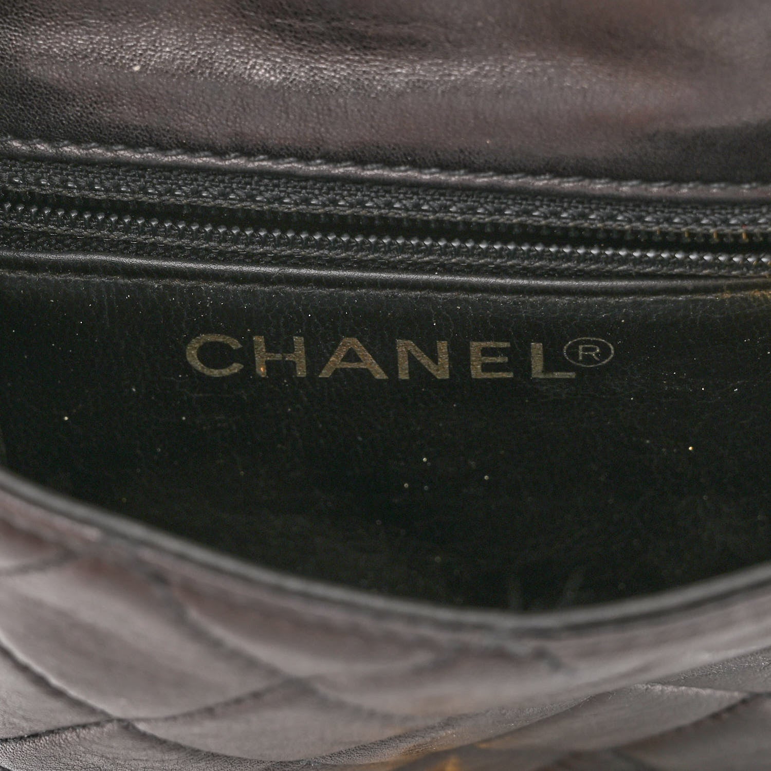 Chanel Lambskin Quilted Flap Waist Belt Bag 75 30 Black 6 of 12