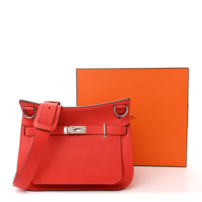 Hermes Taurillon Clemence Jypsiere 31 Rouge Pivoine 12 of 12