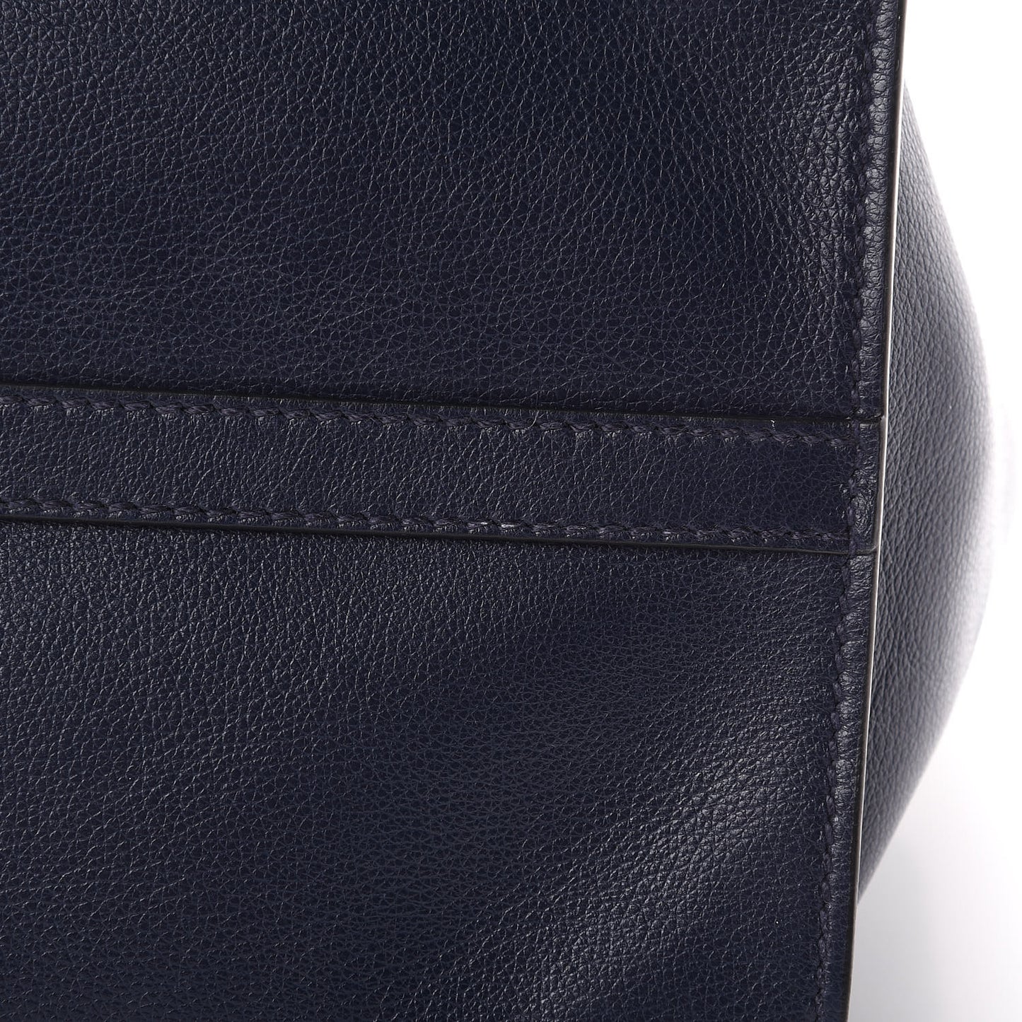 Glace Calfskin Twin Pocket Tote Baltico