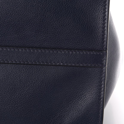 Prada Glace Calfskin Twin Pocket Tote Baltico 11 of 14