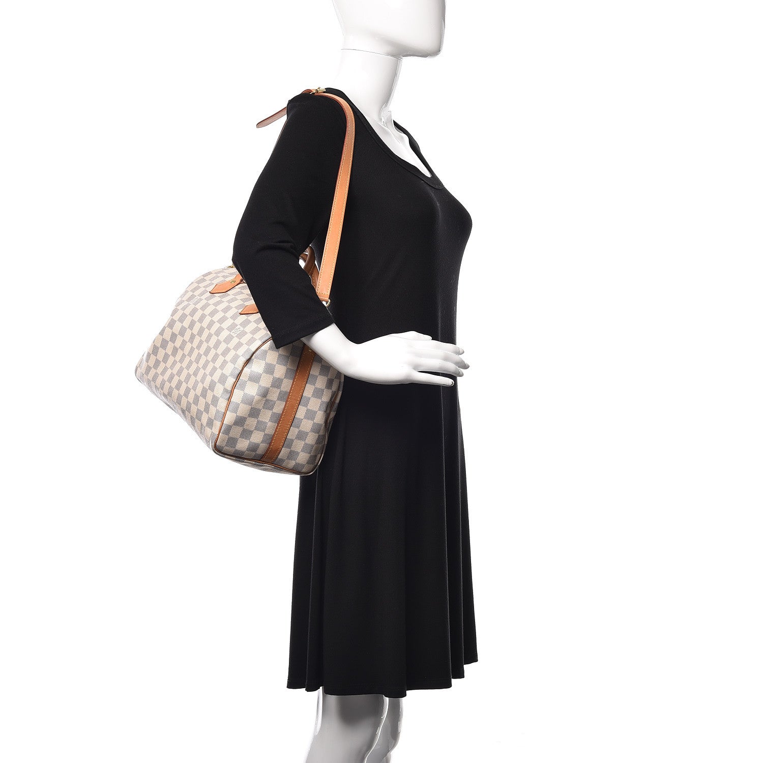 Louis Vuitton Damier Azur Speedy Bandouliere 30 2 of 17