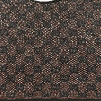 Gucci Monogram Hobo Dark Brown 8 of 10
