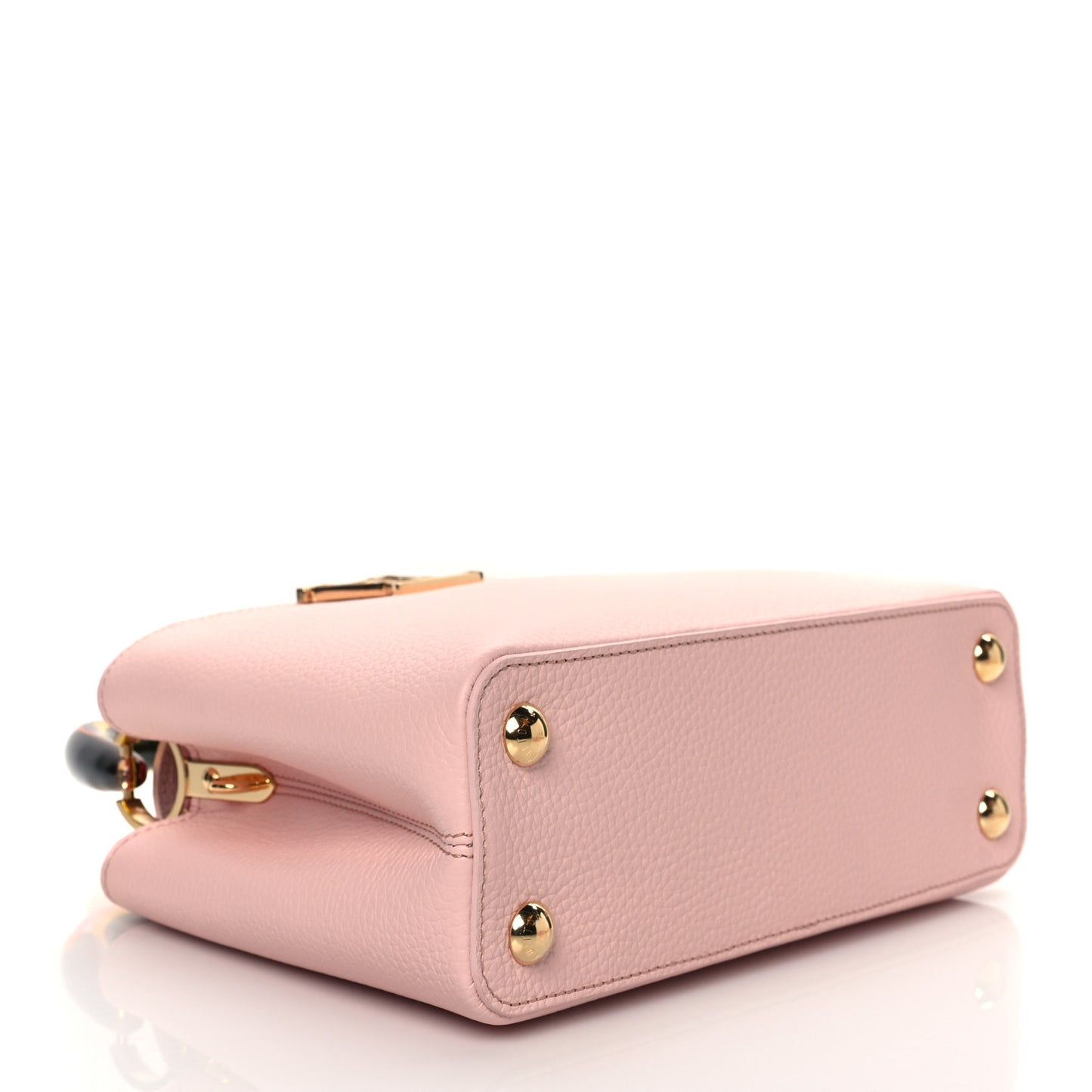 Taurillon Resin Murano Capucines BB Rose Jasmin