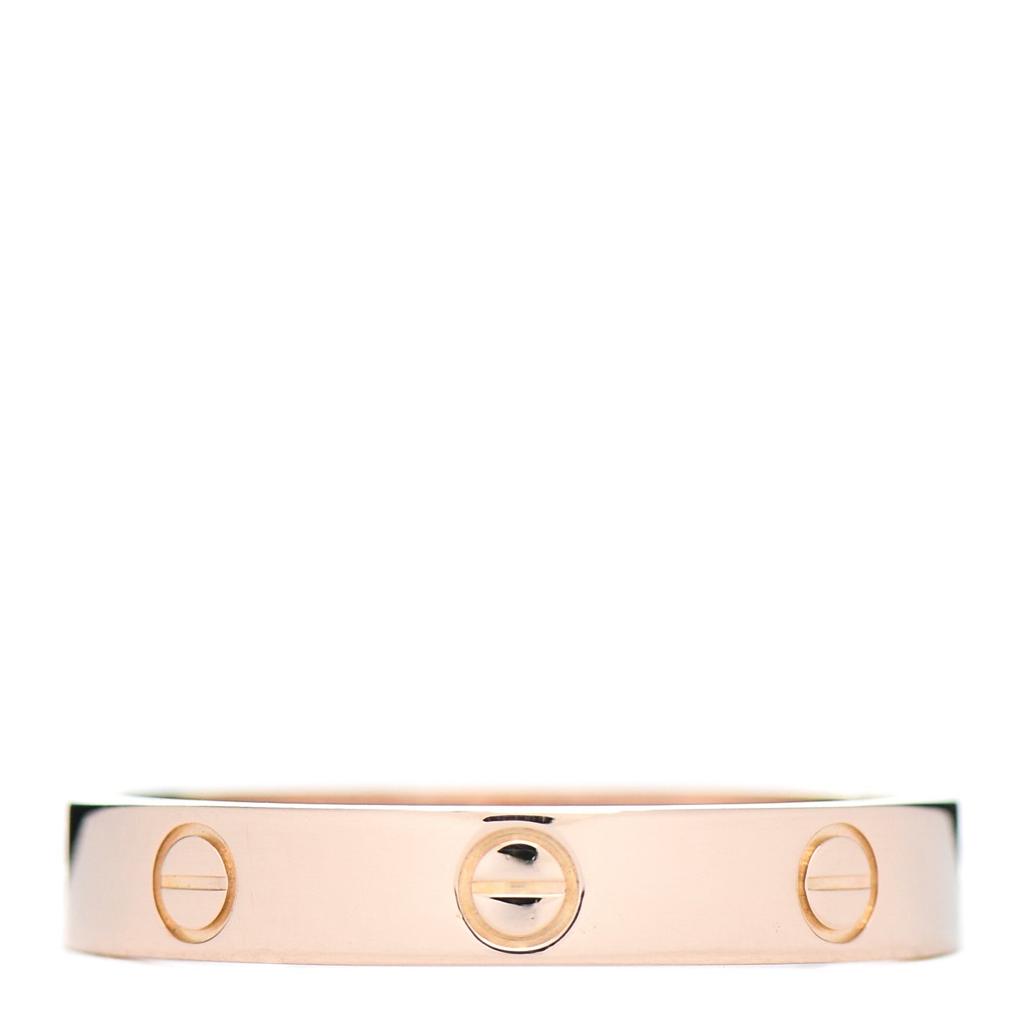 18K Pink Gold 3.5mm LOVE Wedding Band Ring 62 10