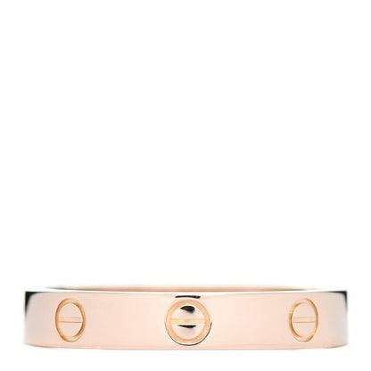 Cartier 18K Pink Gold 3.5mm LOVE Wedding Band Ring 62 10 3 of 4