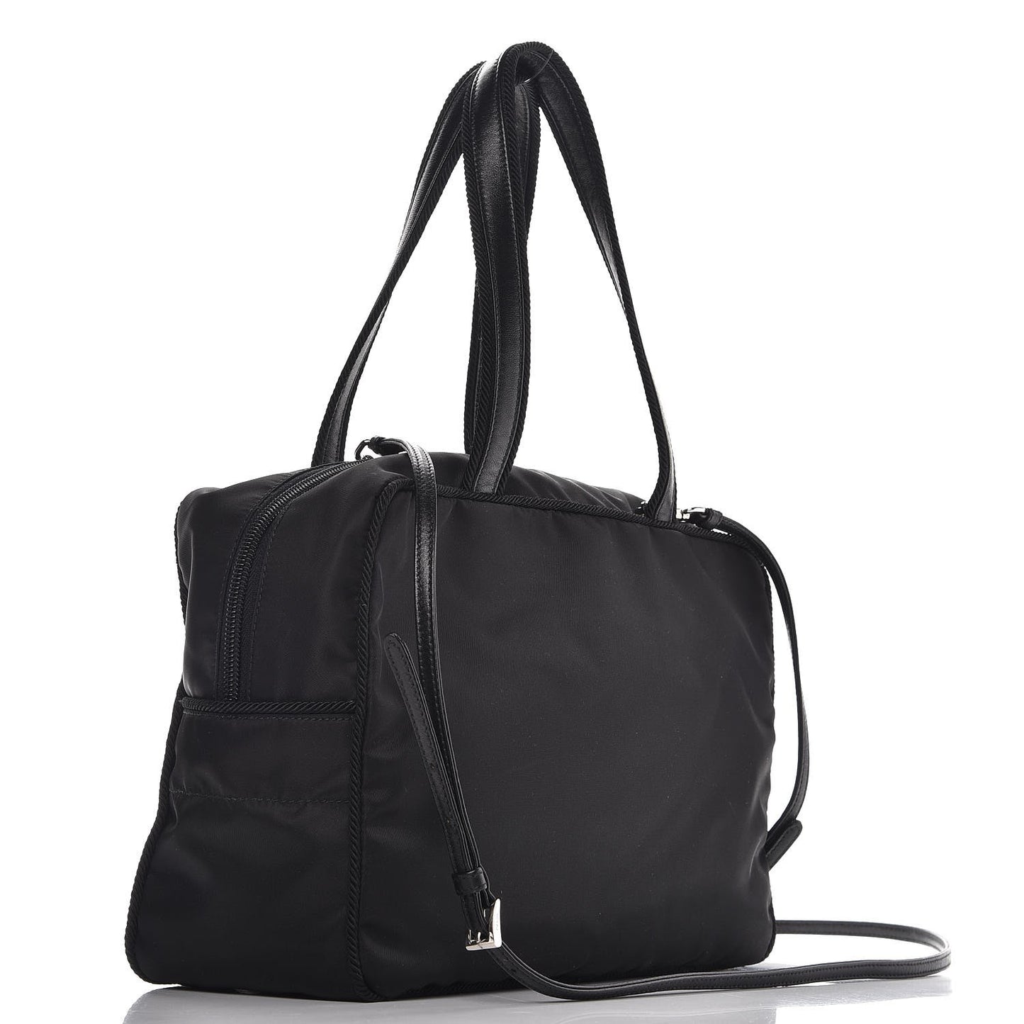 Tessuto Nylon Passama Shoulder Bag Nero Black