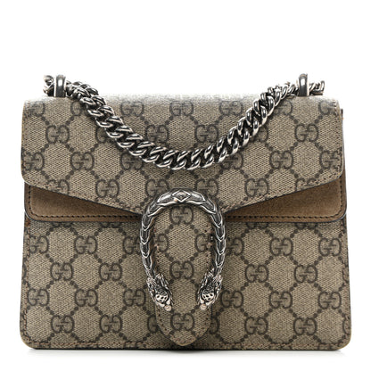 Gucci GG Supreme Monogram Mini Dionysus Shoulder Bag Taupe 1 of 11