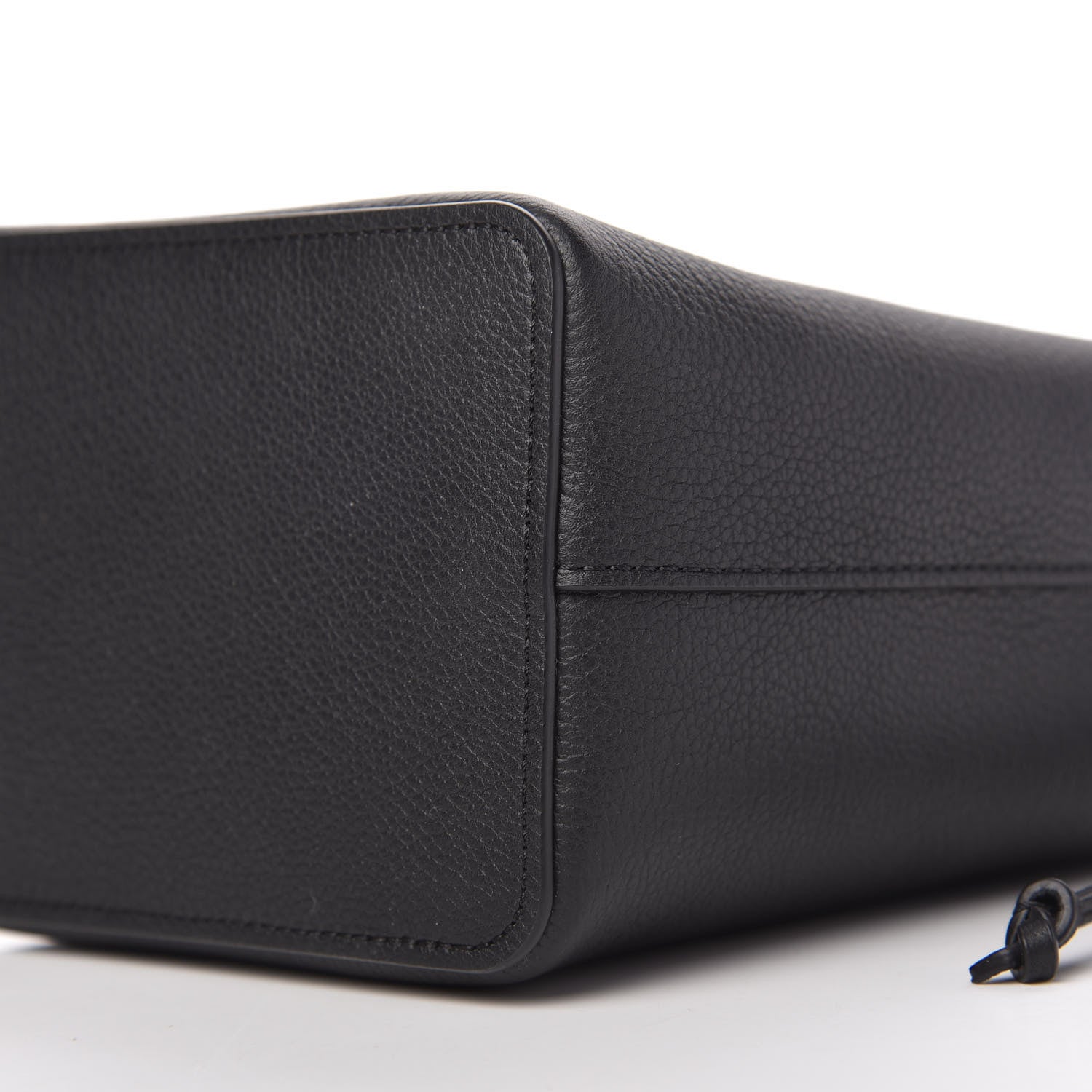 Louis Vuitton Calfskin Nano Lockme Bucket Black 7 of 10