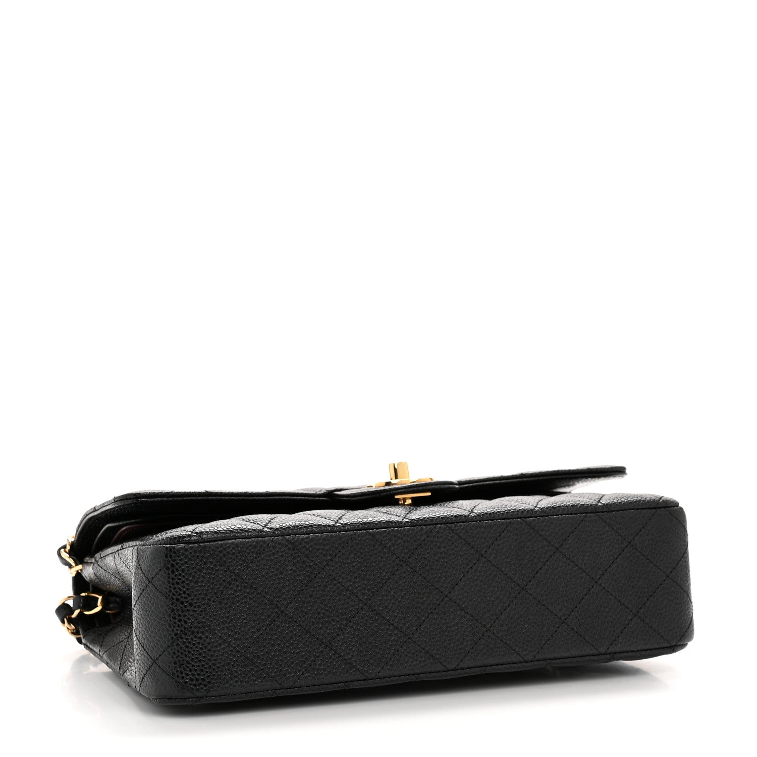 Chanel Caviar Quilted Medium Double Flap Black 4 of 13