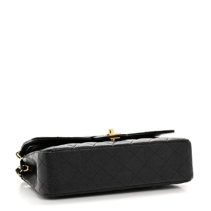 Chanel Caviar Quilted Medium Double Flap Black 4 of 13