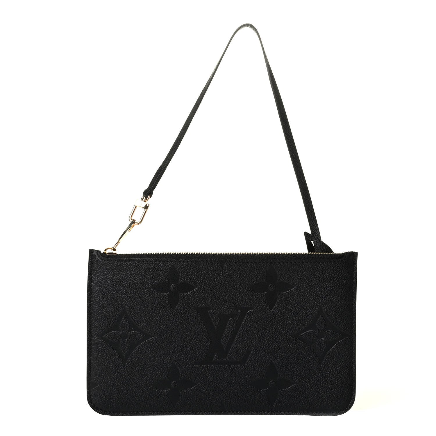Louis Vuitton Empreinte Monogram Giant Neverfull MM Pochette Black 1 of 5