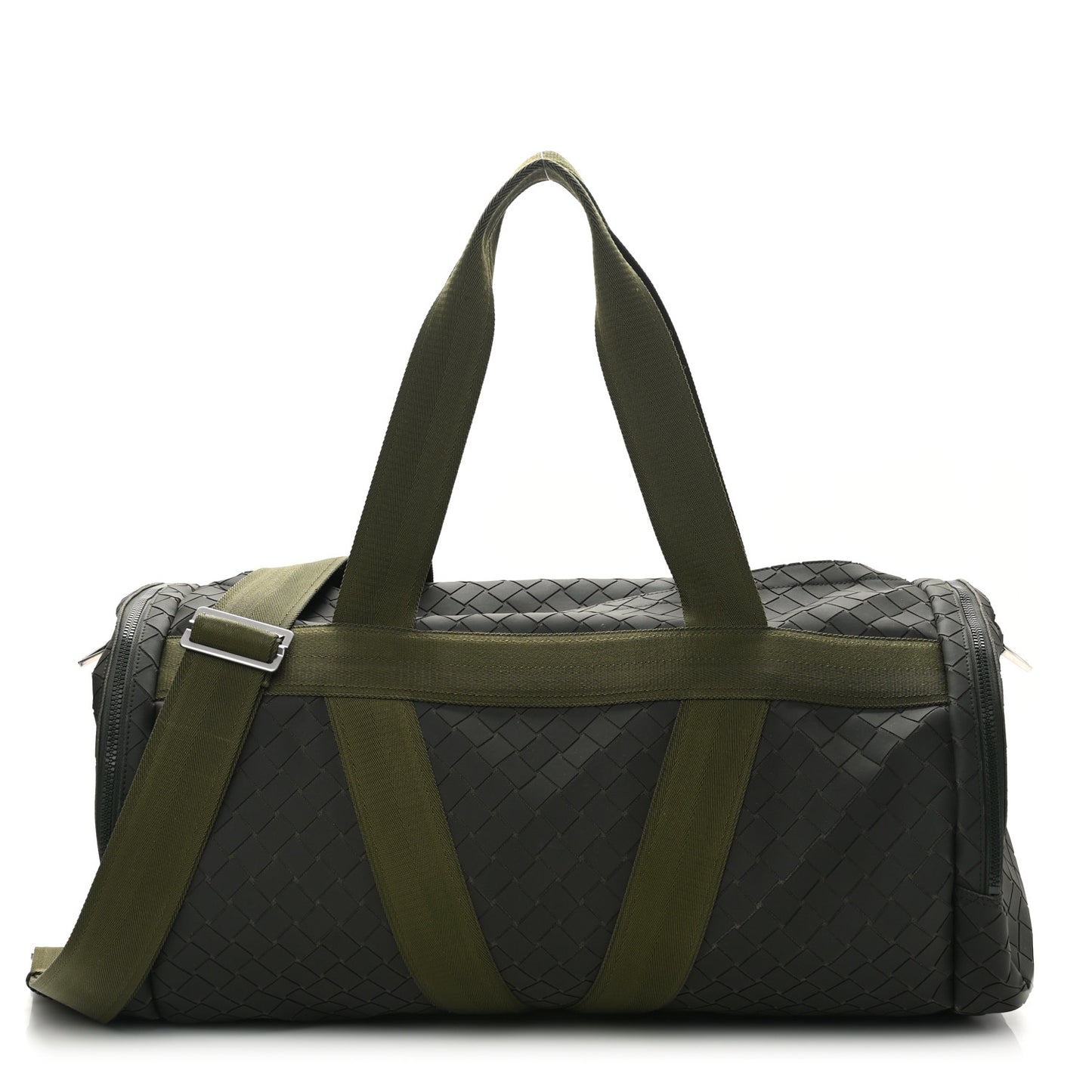 Intrecciato Rubber Canvas Duffle Bag Camping