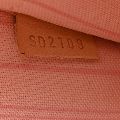 Louis Vuitton Damier Azur Neverfull MM GM Pochette Rose Ballerine 8 of 10