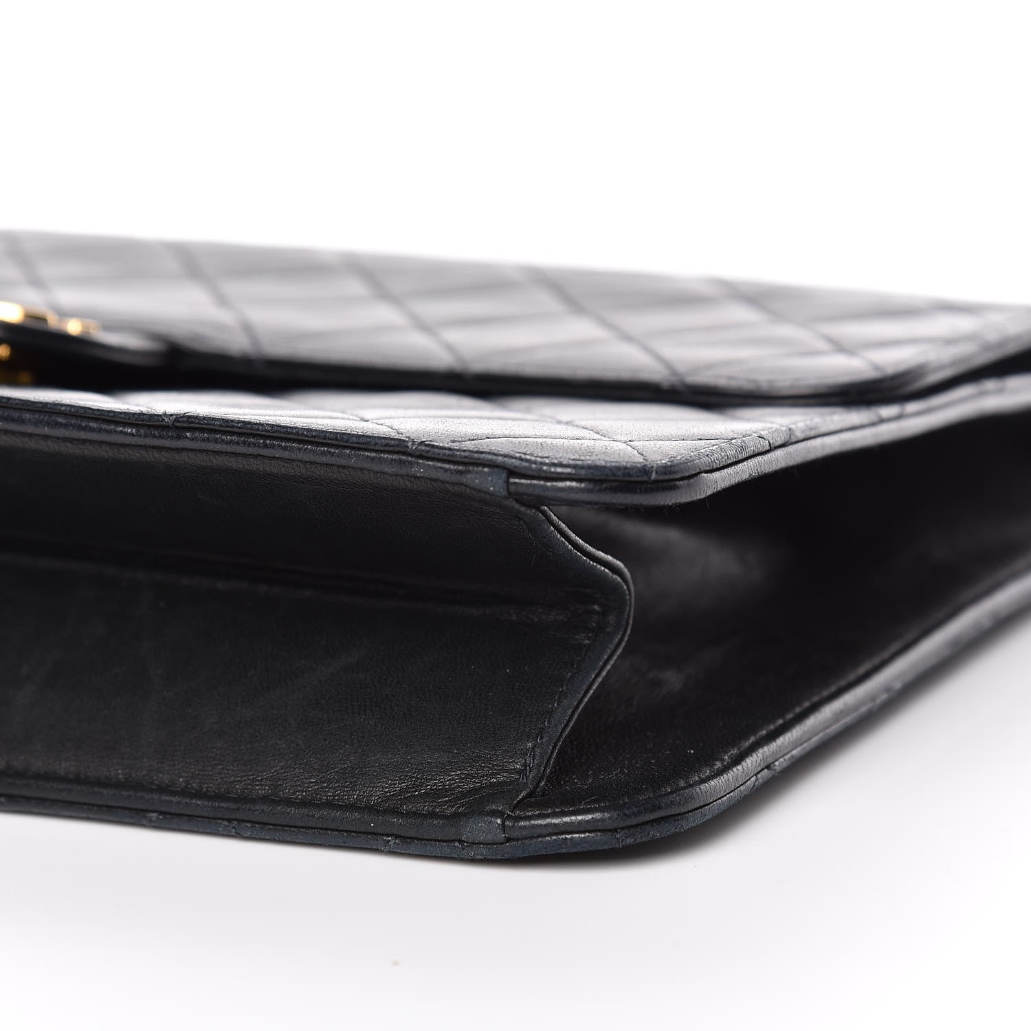 Chanel Lambskin Quilted Medium Single Flap Black 6 of 20