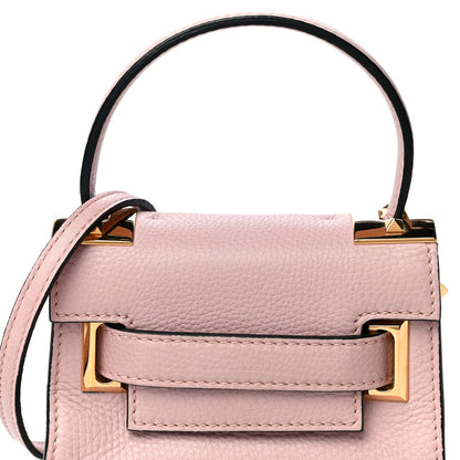 Valentino Garavani Grained Calfskin Mini My Rockstud Frame Bag Poudre 20 of 20