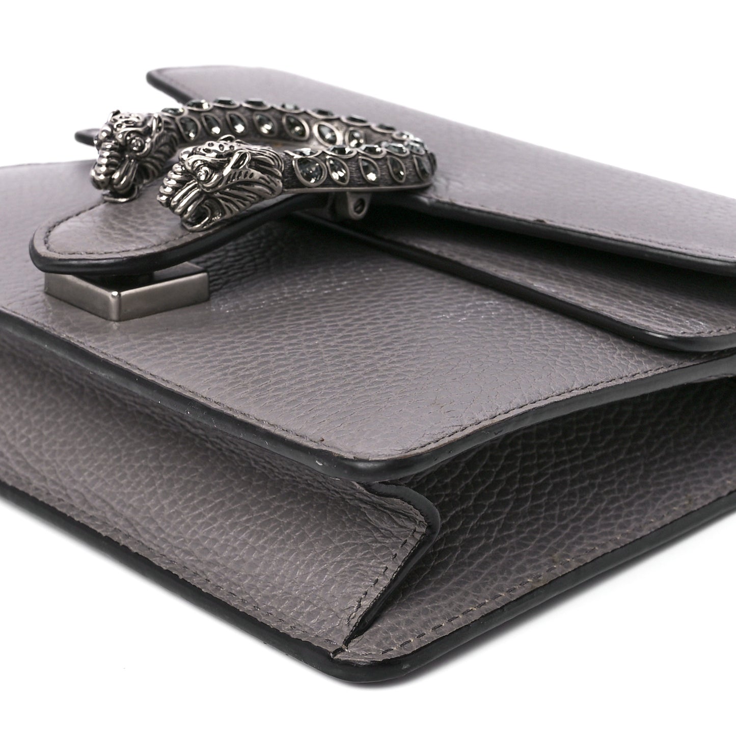 Calfskin Mini Dionysus Shoulder Bag Dusty Grey