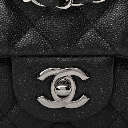 Chanel Iridescent Caviar Quilted Mini Rectangular Flap Black 7 of 10