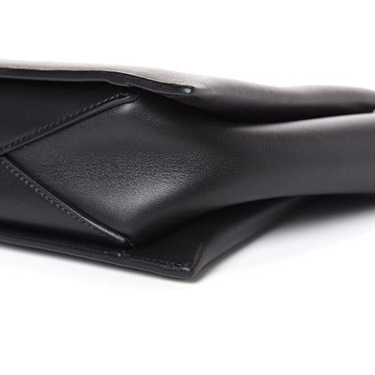 Celine Supple Natural Calfskin Tri-Fold Clutch Black 10 of 13