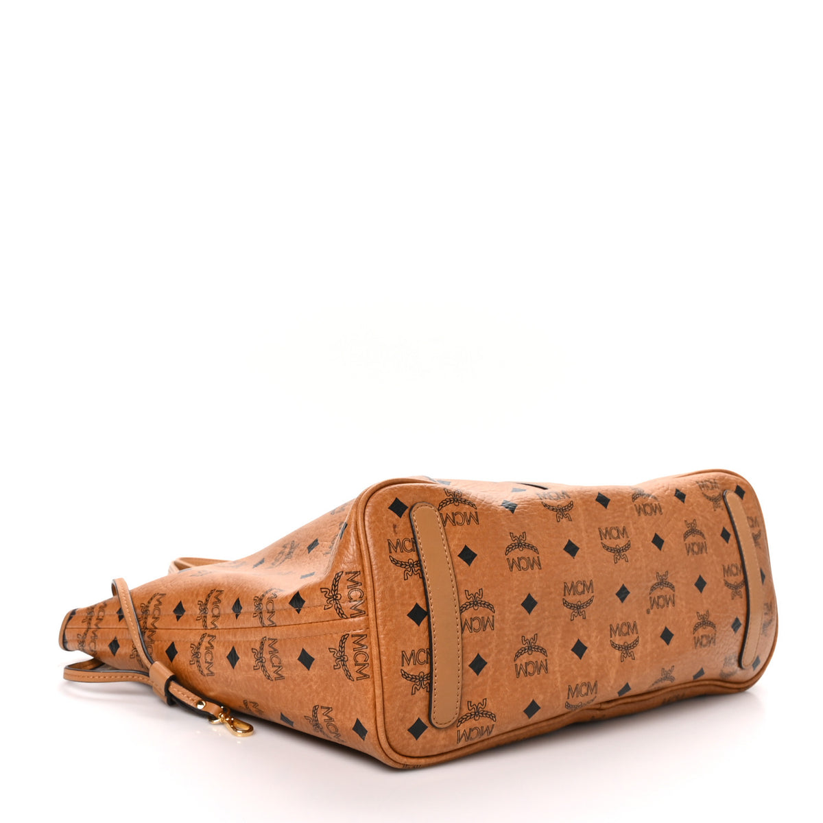 Visetos Medium Liz Reversible Shopper Tote Cognac